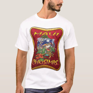 Fröhliches Maui-Weihnachtsweißt-shirt T-Shirt