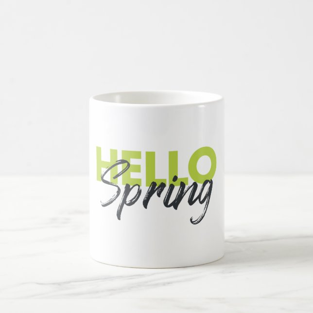 Fröhliches, modernes, lustiges, lebendiges Design  Kaffeetasse (Mittel)