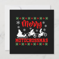 Fröhliches Motocross-Weihnachten Motorrad Weihnach