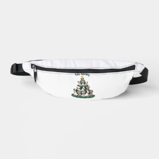 Fröhliches Navidog Weihnachten Hund T-Shirt, Lusti Bauchtasche
