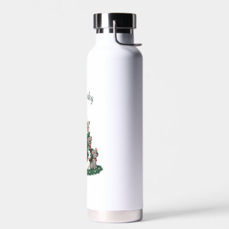 Fröhliches Navidog Weihnachten Hund T-Shirt, Lusti Trinkflasche