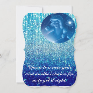 fröhliches Neues Jahr mit Segnung Feiertagskarte