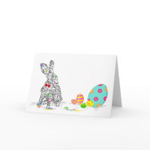Fröhliches Osterhase- und Eierdesign