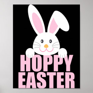 Fröhliches Osterhase Wortwitz Süßes Rosa Mädchen T Poster