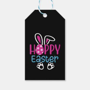 Fröhliches Osterhasen-Ei Süßes Frühlingsdesign Geschenkanhänger