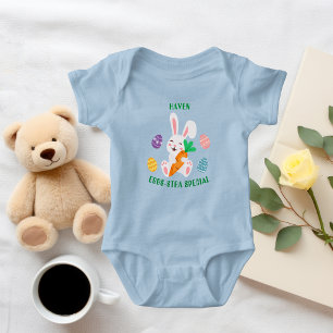 Fröhliches Ostern Eier-Stra-Spezial-Baby-Body Baby Strampler