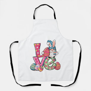 Fröhliches Ostern-Shirt Gnom Ostertag Liebe Männer Schürze