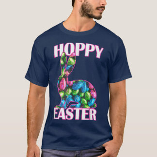 Fröhliches Osterschokolade Osterhase T-Shirt