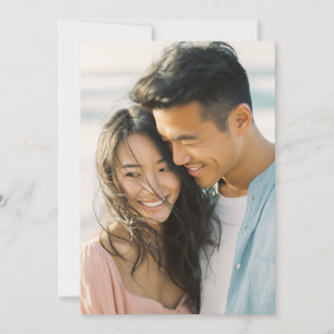 Fröhliches Pastell Realistisches Foto Einladung