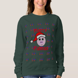 Fröhliches Pigmas, hässliche Weihnachtsstrickjacke Sweatshirt
