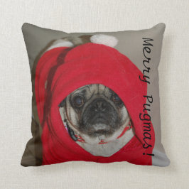 Fröhliches Pugmas! Kissen