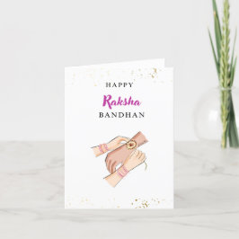 fröhliches Rakhi, Rakshabandhan, indisches Festiva Feiertagskarte