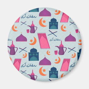 Fröhliches Ramadan-Muster Magnet