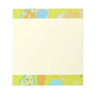 Fröhliches Randdesign Notepad Notizblock