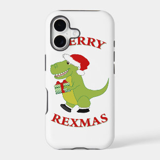 Fröhliches Rexmas T-Res Dinosaurier-Design