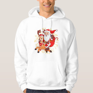 **"Fröhliches Santa-Claus-Design – Spaß und Festli Hoodie