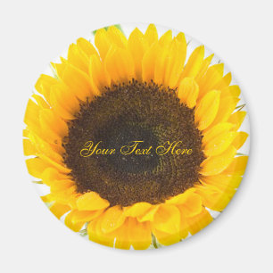 fröhliches Sonnenblumenmagnet Magnet