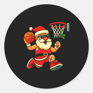 Fröhliches Swishmas hässlicher Weihnachtspullover  Runder Aufkleber