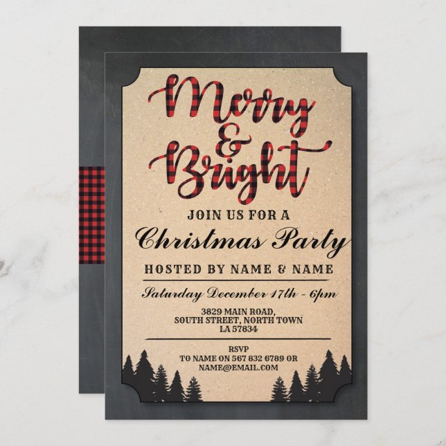 Fröhliches u. helles einladung (Vorne/Hinten)