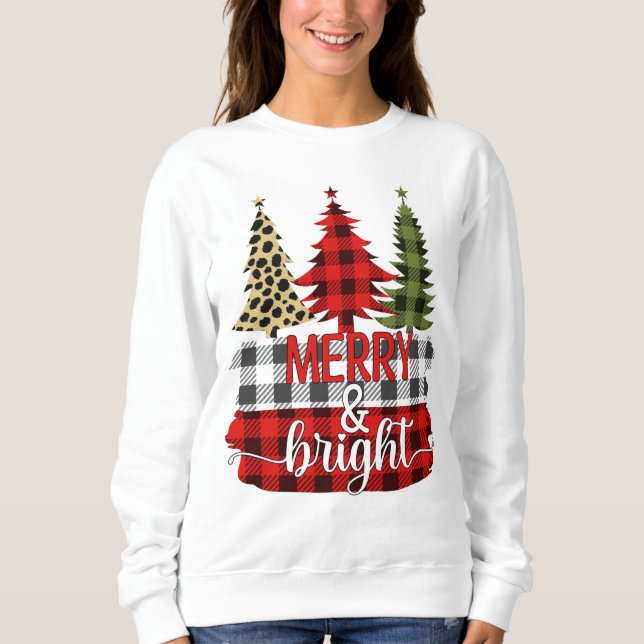 fröhliches und helles Langarm Sweatshirt (Vorderseite)