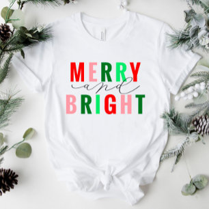 Fröhliches und helles Niedliches Weihnachtsfest Sh T-Shirt