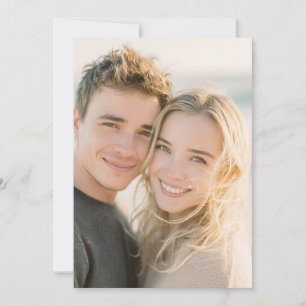 Fröhliches Warmes Realistisches Foto Einladung