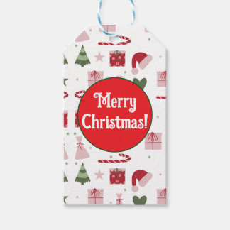 Fröhliches Weihnachten editierbar Süß Geschenkanhänger