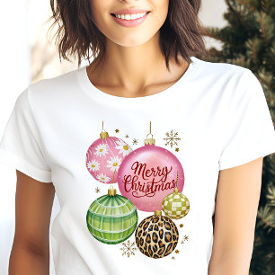 Fröhliches Weihnachten Ornament Festive Feiertag Tri-Blend Shirt