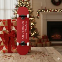 Fröhliches Weihnachts-Skateboard für festliche Sti