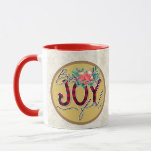 Fröhliches Weihnachtsgeschenk Blumen Design Vers Z Tasse