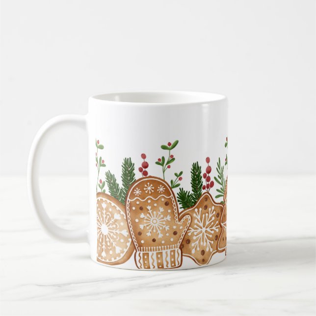fröhliches Weihnachtsgeschenk, modernes Weihnachts Kaffeetasse (Links)