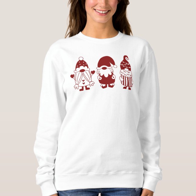 fröhliches Weihnachtshirt Sweatshirt (Vorderseite)