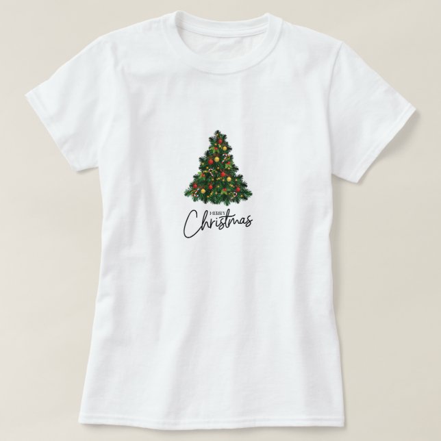 fröhliches Weihnachtshirt T-Shirt (Design vorne)