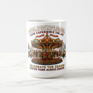 Fröhliches Weihnachtskarussell Kaffeetasse