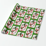 fröhliches Weihnachtspapier Krampus santa Geschenkpapier<br><div class="desc">"fröhliche Weihnachten krampus santa", " Christmas krampus",  krampus,  "hässliche Weihnachten", " hässliche Weihnachten", " beängstigende Weihnachten",  "Albtraum Weihnachten", " xmas krampus", " santa claus",  "santa krampus".</div>