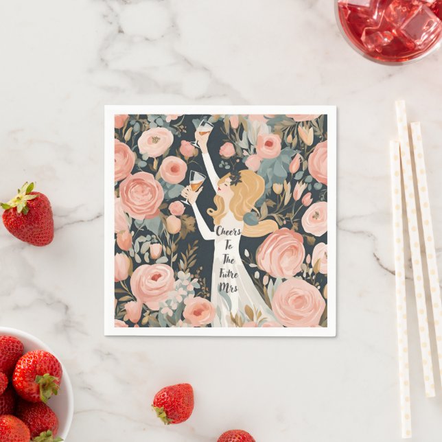 Fröhlichkeit für die Zukunft, Frau. Serviette (Beispiel)