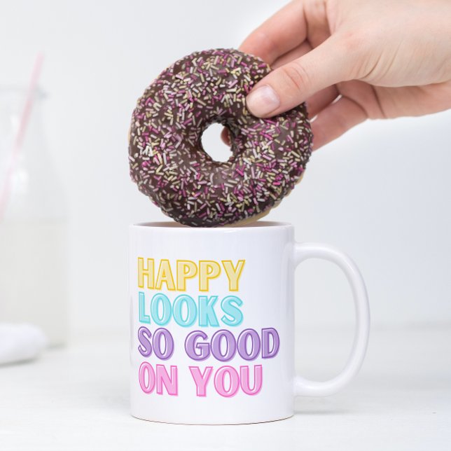 Fröhlichkeit Steht Dir Gut Tasse (Von Creator hochgeladen)