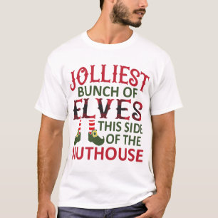 Fröhlichste Gruppe von Elfen auf dieser Seite des T-Shirt