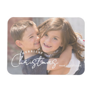 Fröhlichstes Weihnachten Familie Freude Weihnachte Magnet