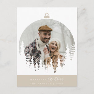 Fröhlichstes Weihnachtsfamilienfoto, Überlagerung Postkarte