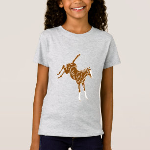 Frolcking Horse Foal - transparente ungefärbte Far T-Shirt