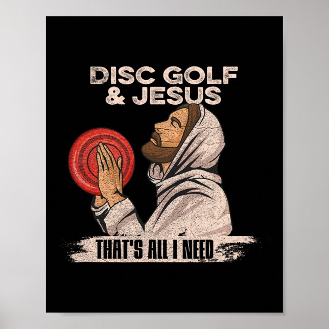 Frolf-Zitat für einen Disc-Golf-Trainer  Poster (Vorne)