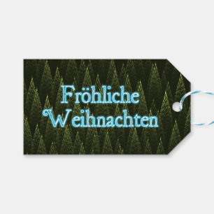Froliche Weihnachten - Konifers Geschenkanhänger