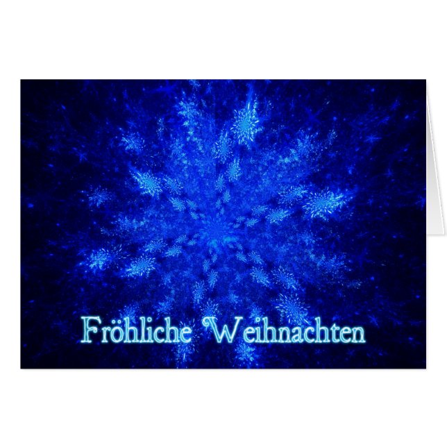 Froliche Weihnachten - Snowburst (Vorderseite (Horizontal))