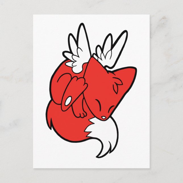 Frolicsome Flying Fox Postkarte (Vorderseite)