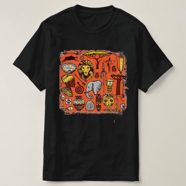 From Africa Herren T-Shirt (Design vorne)