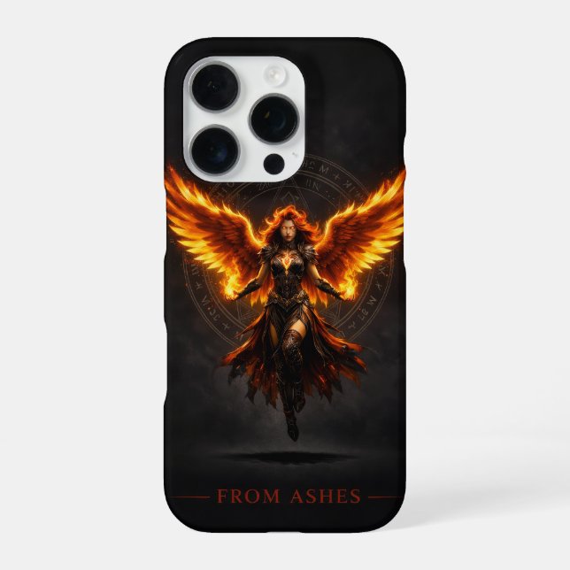 From Ashes Fire Angel iPhone 16 Pro Case Hülle (Rückseite)