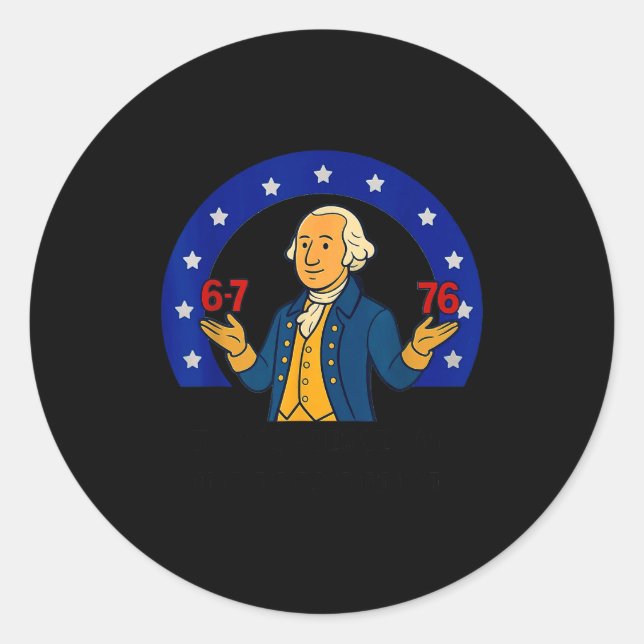 From Meme To Independence  Runder Aufkleber (Vorderseite)