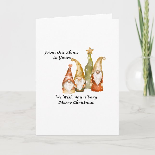 From Our Home to Yours on a Christmas  Karte (Vorderseite)