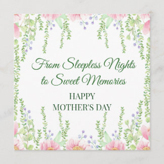 From Sleepless Nights to Sweet Memories - Card Einladung